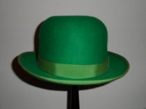 Green Bowler Hat